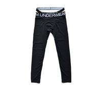 Tynver Hombres de Seda de Hielo Transparente Pantalones de Secado Rápido Personalidad Doble Cintura Leggings Apretados Cintura Baja Delgada Transpirable Sexy Bottoms(Color:black,Size:L)