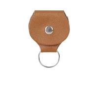 TYNXK Funda De Púas para Guitarra Funda de Cuero for púas de Guitarra, 5 uds., Funda for púa, Bolsa, Llavero, Accesorios for Guitarra, llaveros Accesorios para Guitarrista (Color : Khaki)