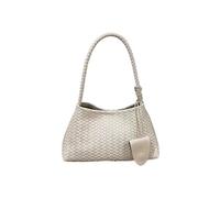 TYNXK Handwoven Small Bag Women's Underarm Single Bag Summer Handbag(White)
