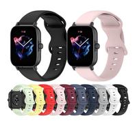 Tyogeephy 20mm Silicona Suave Deportiva Impermeable Recambio Pulsera Correa para Amazfit Active/GTR Mini/Bip 3 pro/Bip 3 /GTS4 Mini/GTS 3