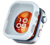 Tyogeephy Compatibile con Huawei Watch Fit 4 Pro Silicona Funda, Suave TPU Bumper Case con Protector de Pantalla, Shockproof Protección Cobertura Total Carcasa