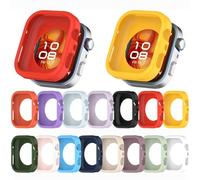 Tyogeephy Compatibile con Huawei Watch Fit 4 Pro Silicona Funda, Suave TPU Bumper Case con Protector de Pantalla, Shockproof Protección Cobertura Total Carcasa