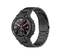 Tyogeephy Compatible con Amazfit T-Rex/T-Rex Pro Correa Pulsera Sólido Acero inoxidable Metal Reemplazo Correa fit para Amazfit T-Rex A1918 Smartwatch