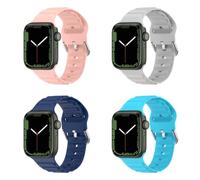 Tyogeephy Compatible con Apple Watch Correa 38mm 40mm 41mm 42mm 44mm 45mm 49mm, Deportivas de Silicona Correas para iWatch Correa SE Series 9 8 7 6 5 4 3 2 1 SE