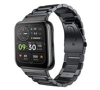 Tyogeephy Compatible con Correa Acero inoxidable Metal Reemplazo Muñequera para mujeres hombres Oppo Watch 41mm & 46mm Watch