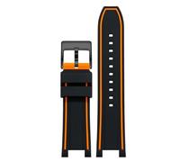 Tyogeephy Compatible con Correa Casio 5633 EFS-560 EFS-560HR-1A Edifice Series, Correa de silicona suave ajustable deportiva de repuesto compatible con 26mm