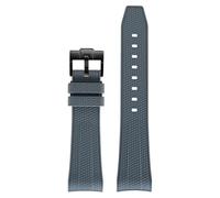 Tyogeephy Compatible con Correa Swatch X Blancpain Fifty Fathoms, Correa de silicona suave ajustable deportiva de repuesto compatible con 22mm