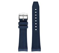 Tyogeephy Compatible con Correa Swatch X Blancpain Fifty Fathoms, Correa de silicona suave ajustable deportiva de repuesto compatible con 22mm