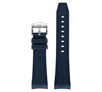 Tyogeephy Compatible con Correa Swatch X Blancpain Fifty Fathoms, Correa de silicona suave ajustable deportiva de repuesto compatible con 22mm