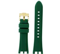 Tyogeephy Compatible con Correa Versace V-RACE DUAL Series, Correa de silicona suave ajustable deportiva de repuesto compatible con 24MM