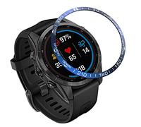 Tyogeephy Compatible con Fenix 7s Bisel de reloj, Acero inoxidable Polished Adhesive Cover Anti-Scratch Funda protectora para Garmin Fenix 7s Sapphire