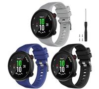 Tyogeephy Compatible con Forerunner 45S Correa de reloj, Correa de reloj de repuesto deportivo de silicona suave, Fitness Correa Pulsera para Forerunner 45S Smartwatch