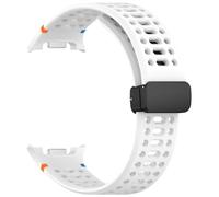 Tyogeephy Compatible con Galaxy watch 8 Classic/40MM/44MM Correa, Correa de silicona suave ajustable deportiva de repuesto