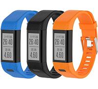 Tyogeephy Compatible con Garmin Vivosmart HR + Correa Mujeres Hombres, Reemplazo Silicona Muñequeras Correas Pulsera para Vivosmart HR Plus, Approach X10, X40