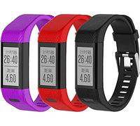 Tyogeephy Compatible con Garmin Vivosmart HR + Correa Mujeres Hombres, Reemplazo Silicona Muñequeras Correas Pulsera para Vivosmart HR Plus, Approach X10, X40