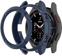 Tyogeephy Compatible con Samsung Galaxy Watch 4 Classic Fundas 46mm, Protector Edge Fundas con Anillo de bisel Fundas Marco para Galaxy Watch 4 Classic 46mm