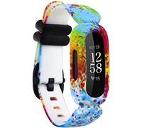 Tyogeephy Compatible con Silicona Impreso Sport Correa Ajustable Reemplazo Correa Fitbit Ace 3 for Kids Smart Watch