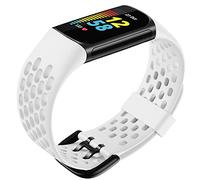 Tyogeephy Compatible con Silicona Sport Correa Ajustable Reemplazo Correa Fitbit Charge 5 Smart Watch