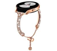 Tyogeephy Correa Compatible con Amazfit Bip 3 pro/GTS4 Mini/GTS 3/Galaxy Watch 5, Reemplazo Metal Acero Inoxidable Correa para Garmin vivomove Trend Special Edition