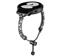 Tyogeephy Correa Compatible con Amazfit Bip 3 pro/GTS4 Mini/GTS 3/Galaxy Watch 5, Reemplazo Metal Acero Inoxidable Correa para Garmin vivomove Trend Special Edition