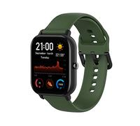 Tyogeephy Correa Compatible con Amazfit GTS 4 Mini/GTS 3/GTS 2e/BIP U/bip 1S, Silicona Correa Reemplazo Sport Pulsera Compatible con Amazfit GTS 4 Mini Muñequera
