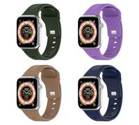 Tyogeephy Correa Compatible con Apple Watch Correa 38mm 40mm 41mm 42mm 44mm 45mm 49mm, Pulseras de Repuesto Deportivas Impermeable de Silicona Suave para iWatch Series 8 7 6 5 4 3 2 1 SE Ultra