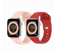Tyogeephy Correa Compatible con Apple Watch Correa 38mm 40mm 41mm 42mm 44mm 45mm 49mm, Pulseras de Repuesto Deportivas Impermeable de Silicona Suave para iWatch Series 8 7 6 5 4 3 2 1 SE Ultra