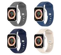 Tyogeephy Correa Compatible con Apple Watch Correa 38mm 40mm 41mm 42mm 44mm 45mm 49mm, Pulseras de Repuesto Deportivas Impermeable de Silicona Suave para iWatch Series 8 7 6 5 4 3 2 1 SE Ultra