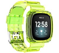 Tyogeephy Correa Compatible con Fitbit Versa 3/Fitbit Sense Bands, Suave Reemplazo Pulsera para Fitbit Sense/Versa 3 Bands, Flexible Impermeable Sport Correa para mujeres hombres