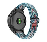 Tyogeephy Correa compatible con Garmin Fenix 7S/7S pro/instinct 2S/Fenix 6S/Fenix 6S Pro/Fenix 5S Plus, bandas elásticas de Nylon tejido a prueba de agua para el rastreador de actividad Fenix 7S