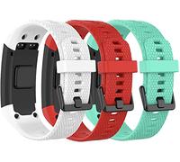 Tyogeephy Correa Compatible con Garmin Vivosmart HR para Mujeres Hombres, Silicona Reemplazo Correa Accesorios con destornillador Fit para Vivosmart HR, NOT para Vivosmart HR+