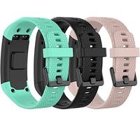 Tyogeephy Correa Compatible con Garmin Vivosmart HR para Mujeres Hombres, Silicona Reemplazo Correa Accesorios con destornillador Fit para Vivosmart HR, NOT para Vivosmart HR+