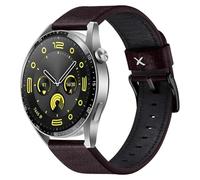 Tyogeephy Correa Compatible con Huawei watch GT5 Pro 46MM/GT5 46MM/GT4 46MM, Hombres Mujeres Ajustable Reemplazo Cuero Correas Compatible con HW watch 4 pro