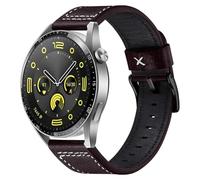Tyogeephy Correa Compatible con Huawei watch GT5 Pro 46MM/GT5 46MM/GT4 46MM, Hombres Mujeres Ajustable Reemplazo Cuero Correas Compatible con HW watch 4 pro
