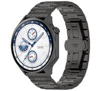 Tyogeephy Correa Compatible con OnePlus watch 2/watch 1, Pulsera Repuesto Metal De Acero Inoxidabl, Hombres Mujeres Ajustable Correa Compatible con OPPO Watch X
