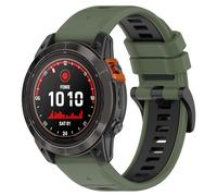 Tyogeephy Correa Compatible con Pulsera Garmin Descent mk3 43mm/mk3i 43mm/Epix Pro 42mm, Suave Silicona Nailon Acero Inoxidable Correa de Repuesto, Resistente al Sudor Pulseras de Repuesto
