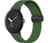Tyogeephy Correa Compatible con Pulsera Google Pixel Watch 2 / Pixel Watch, Suave Silicona Nailon Acero Inoxidable Correa de Repuesto, Resistente al Sudor Pulseras de Repuesto