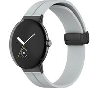 Tyogeephy Correa Compatible con Pulsera Google Pixel Watch 2 / Pixel Watch, Suave Silicona Nailon Acero Inoxidable Correa de Repuesto, Resistente al Sudor Pulseras de Repuesto