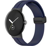 Tyogeephy Correa Compatible con Pulsera Google Pixel Watch 2 / Pixel Watch, Suave Silicona Nailon Acero Inoxidable Correa de Repuesto, Resistente al Sudor Pulseras de Repuesto