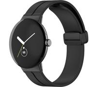 Tyogeephy Correa Compatible con Pulsera Google Pixel Watch 2 / Pixel Watch, Suave Silicona Nailon Acero Inoxidable Correa de Repuesto, Resistente al Sudor Pulseras de Repuesto