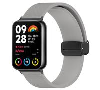 Tyogeephy Correa Compatible con Pulsera Xiaomi band 8 pro, Suave Silicona Nailon Acero Inoxidable Correa de Repuesto, Resistente al Sudor Pulseras de Repuesto