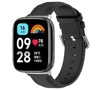 Tyogeephy Correa Compatible con Redmi Watch 3 active, Hombres Mujeres Ajustable Reemplazo Cuero Correas Compatible con Redmi Watch 3 lite