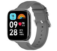 Tyogeephy Correa Compatible con Redmi Watch 3 active, Hombres Mujeres Ajustable Reemplazo Cuero Correas Compatible con Redmi Watch 3 lite