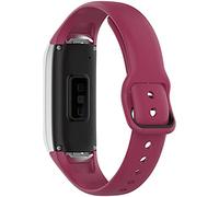 Tyogeephy Correa Compatible con Samsung Galaxy Fit SM-R370, Suave Silicona Sport Correa fitness para Galaxy Fit Smartwatch, Reemplazo Pulsera Accesorios para hombres mujeres