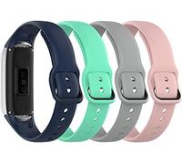 Tyogeephy Correa Compatible con Samsung Galaxy Fit SM-R370, Suave Silicona Sport Correa fitness para Galaxy Fit Smartwatch, Reemplazo Pulsera Accesorios para hombres mujeres