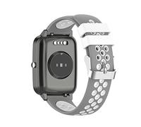 Tyogeephy Correa Compatible con Willful SW021 ID205L ID205 Smartwatch Hombres mujeres Reemplazo Correa Impermeable Suave Silicona Correa para SW021 ID205L Smart Watch