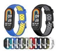 Tyogeephy Correa compatible con Xiaomi Band 9/ Band 9 NFC/Band 8, correa de silicona suave ajustable deportiva de repuesto compatible con Mi band 9