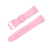 Tyogeephy Correa Compatibles con Swatch 16mm 17mm 19mm 20mm Correas, Muñequeras Deportivas de Silicona Suave de Repuesto para Mujeres Hombres