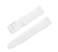 Tyogeephy Correa Compatibles con Swatch 16mm 17mm 19mm 20mm Correas, Muñequeras Deportivas de Silicona Suave de Repuesto para Mujeres Hombres