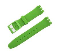 Tyogeephy Correa Compatibles con Swatch 16mm 17mm 19mm 20mm Correas, Muñequeras Deportivas de Silicona Suave de Repuesto para Mujeres Hombres